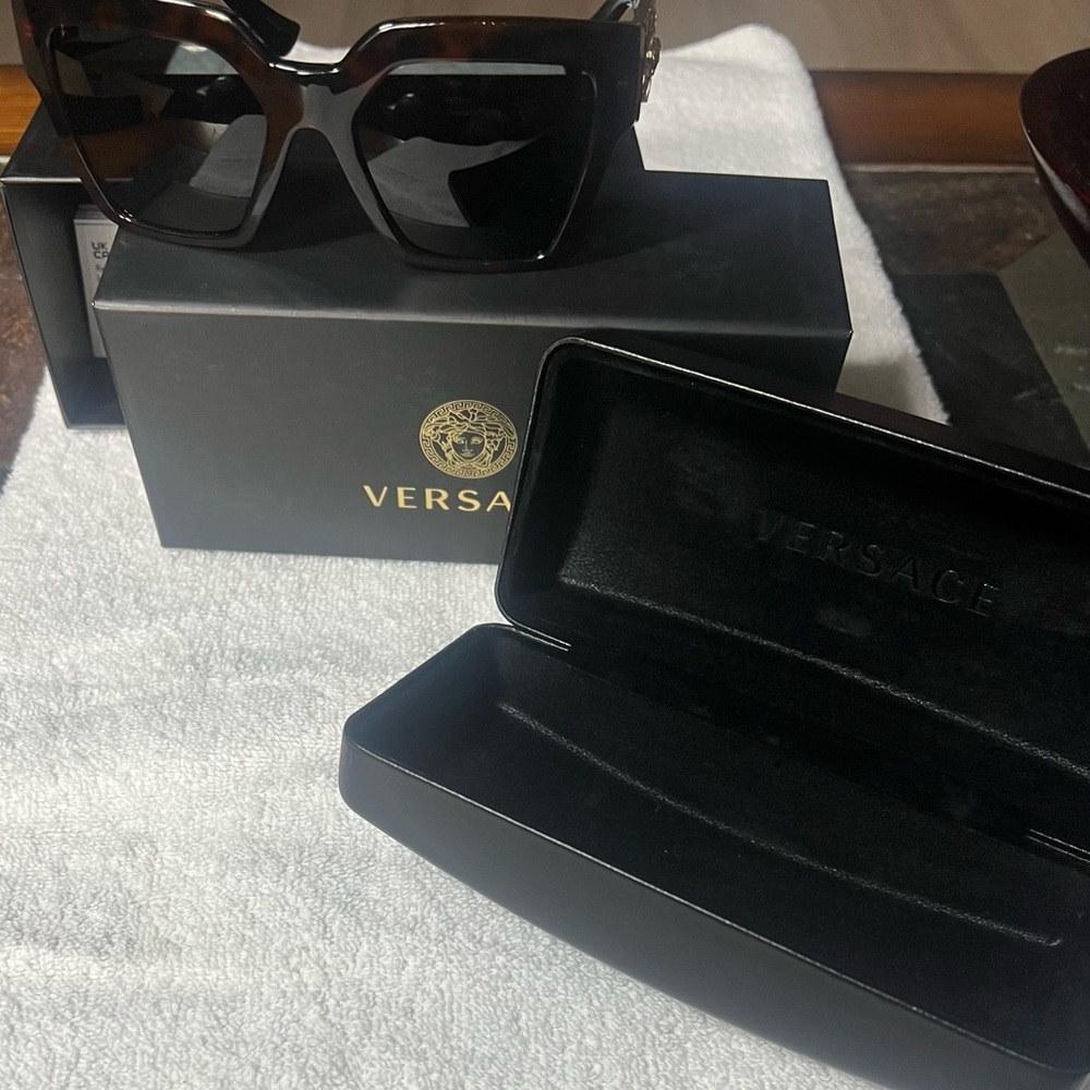 Versace Dark Brown Sunglasses for Men